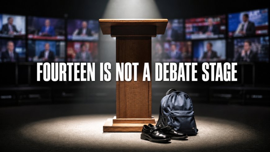 Fourteen Is Not a Debate Stage